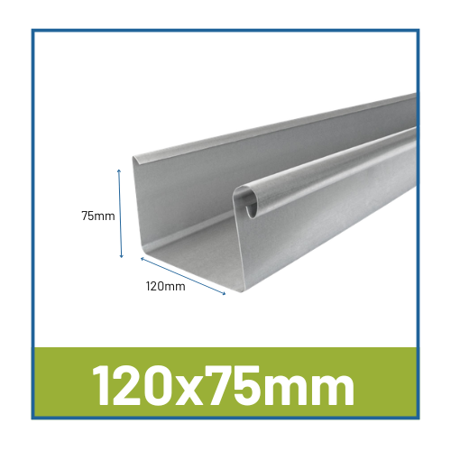 120x75mm Infinity Steel Box Gutter