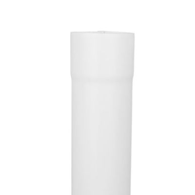 Traffic White Infinity Steel Downpipes