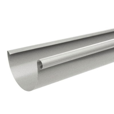 Grey Aluminium Infinity Steel Gutters
