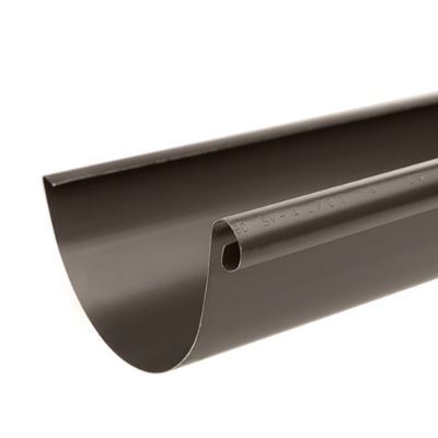 Sepia Brown Infinity Steel Gutters