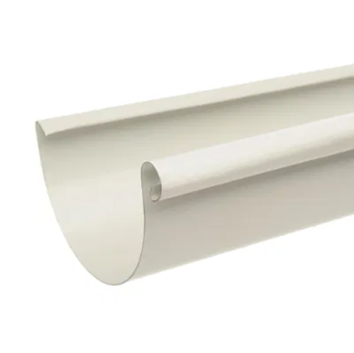 Grey White Infinity Steel Gutters