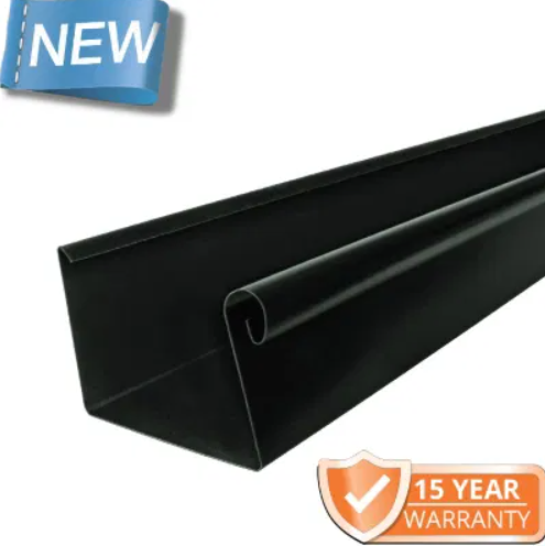 Black Infinity Steel Box Gutter