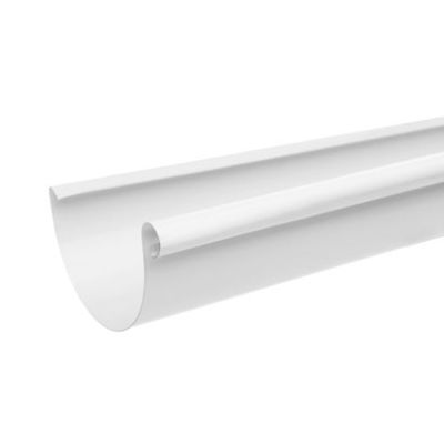 White Infinity Steel Gutters