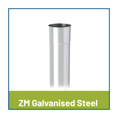 ZM Galvanised Steel Downpipes