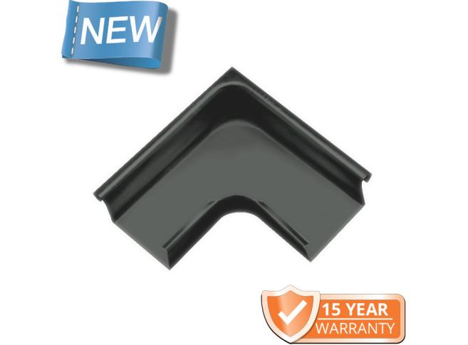 120x75mm Box Profile RAL 7016 Anthracite Grey Coated Galvanised Steel 90degree External Gutter Angle