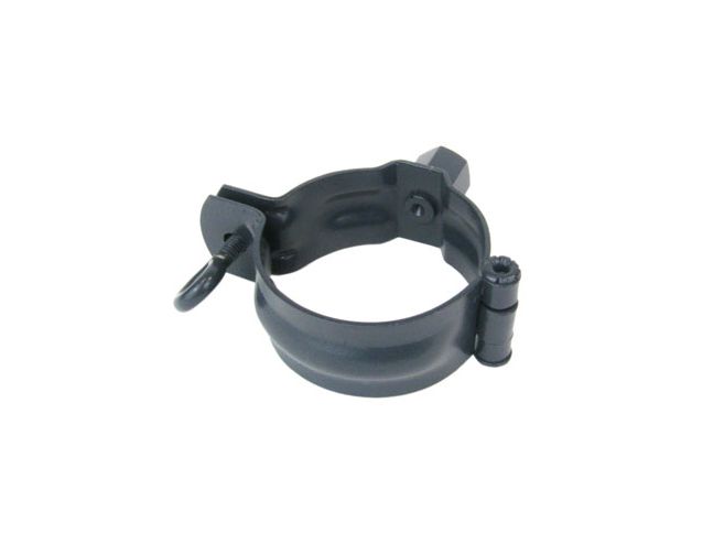 60mm Anthracite GreyGalvanised Steel Downpipe Bracket with M10 Boss - for use with M10 Screw (not included)