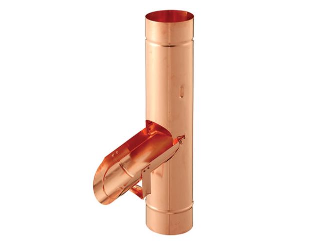 100mm Copper Downpipe Diverter