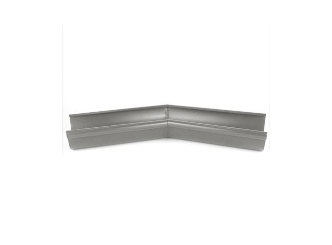 125mm Half Round Dusty Grey Galvanised Steel 135degree Internal Gutter Angle