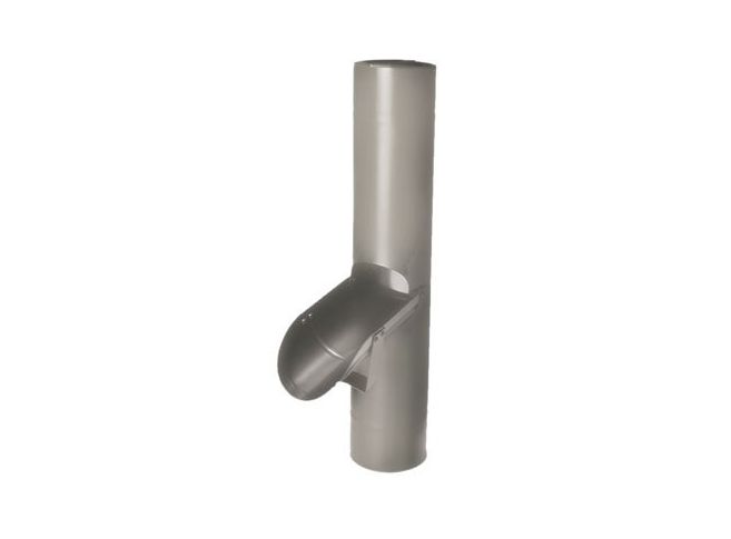 80mm Dusty Grey Coated Galvanised Steel Access Pipe
