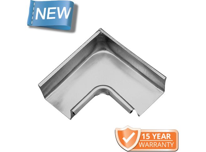 120x75mm Box Profile Galvanised Steel 90degree Internal Gutter Angle