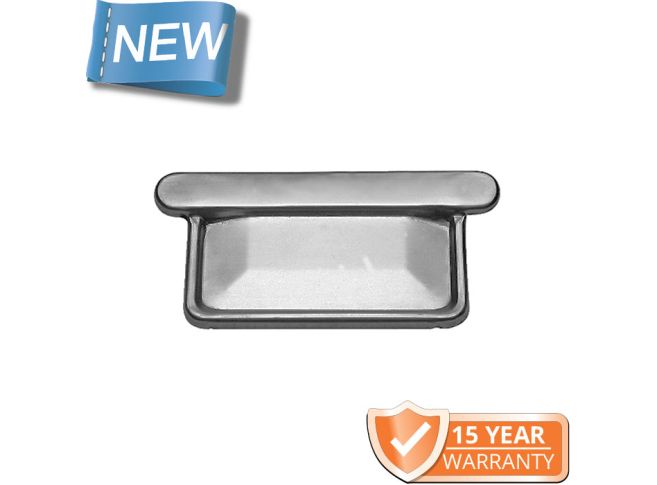 120x75mm Box Profile Galvanised Steel Gutter Seem or Glue-in Stopend