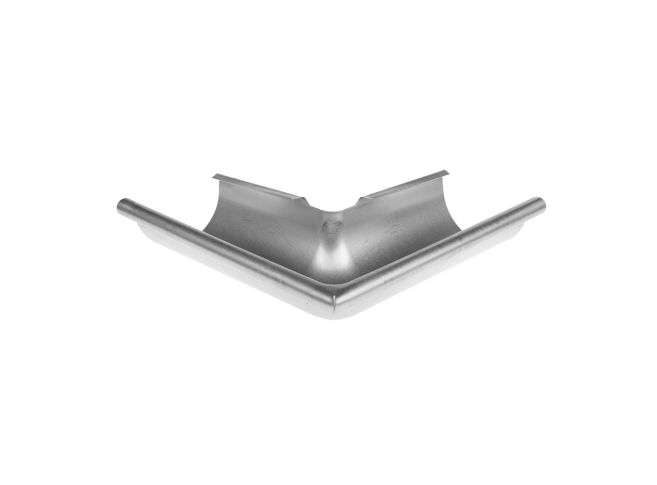 150mm Half Round Galvanised Steel 90degree  External Gutter Angle