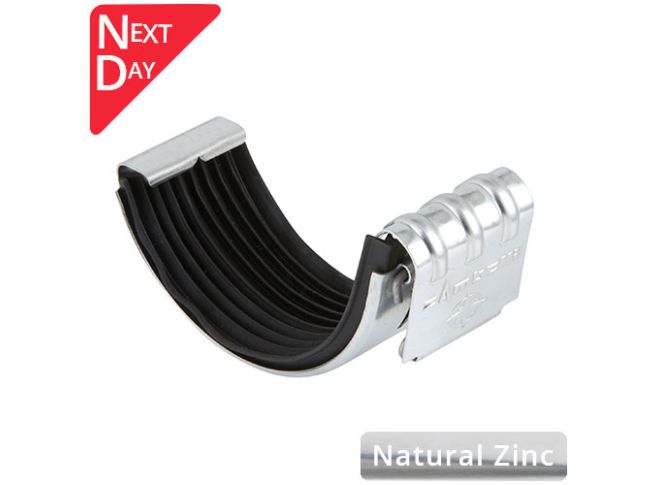 125mm Half Round Natural Zinc Gutter Union