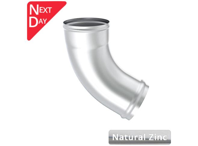 80mm Natural Zinc Downpipe Shoe