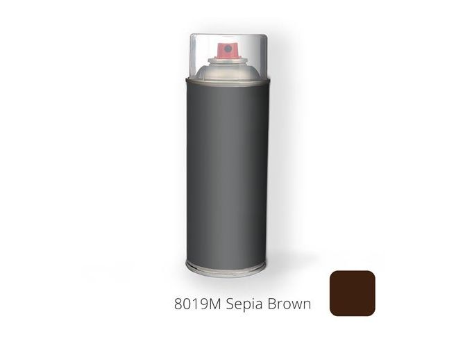 400ml can - 8019M Sepia Brown Touch Up Spray Paint
