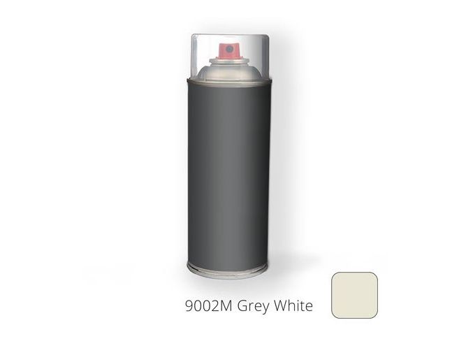 400ml can - 9002M Grey White Touch Up Spray Paint