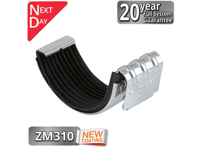 125mm Infinity ZM Half Round Gutter Union from Rainclear Systems with a 20year full system guarantee and next day delivery