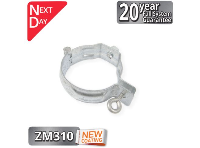 80mm Infinity ZM Downpipe Bracket with M10 Boss - for use with M10 Screw (not included) - buy online from Rainclear Systems with a 20year full system guarantee and next day delivery