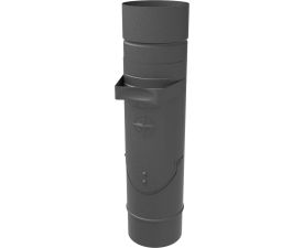 80mm Grey Colordur Steel Round Downpipe Divertor 