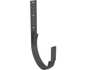 125mm Grey Colordur Steel Half Round Non Bent Rafter Bracket 
