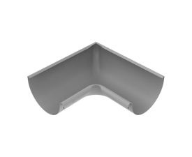 115mm Grey Aluminium Colordur Steel 90° Angle 
