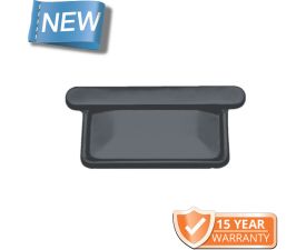 120x75mm Box Profile RAL 7016 Anthracite Grey Coated Galvanised Steel Gutter Seem or Glue-in Stopend