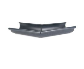 125mm Half Round Anthracite Grey Galvanised Steel 135degree  External Gutter Angle