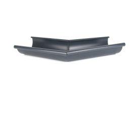 150mm Anthracite Steel Half Round 135° External Angle