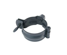 60mm Anthracite GreyGalvanised Steel Downpipe Bracket with M10 Boss - for use with M10 Screw (not included)