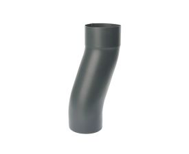100mm Anthracite Steel D/Pipe 60mm Offset