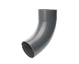 100mm Anthracite Grey Galvanised Steel Downpipe 70°  Bend