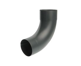 80mm Anthracite Steel D/Pipe 90 Bend