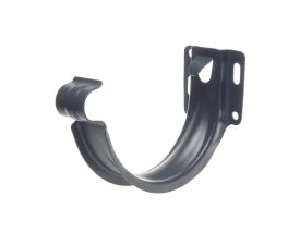 150mm Half Round Anthracite Grey Galvanised Steel Short-back Fascia Bracket