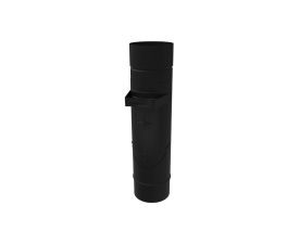 80mm Black Colordur Steel Round Downpipe Divertor 