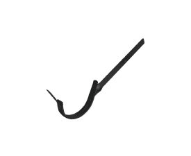 150mm Black Colordur Steel Half Round Side Fix Rafter Bracket 