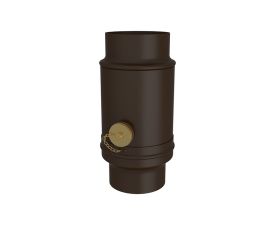 80mm Brown Colordur Steel Rainwater Collector 