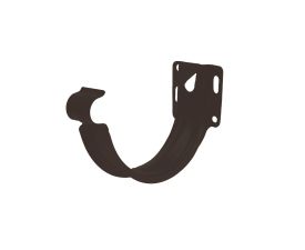 125mm Brown Colordur Steel Half Round 'Shallow' Fascia Bracket