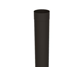 80mm x 3m Brown Colordur Steel Round Downpipe