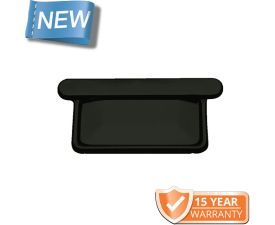 120x75mm Box Profile Black Coated Galvanised Steel Gutter Seem or Glue-in Stopend