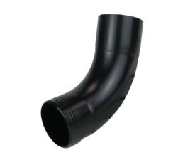 60mm Black Steel Downpipe 70 Bend