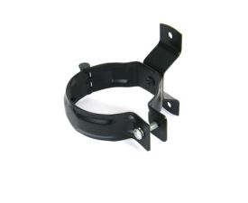80mm Black Steel Round Downpipe Bracket