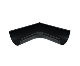 115mm Half Round Black Coated Galvanised Steel 90degreeInternal Gutter Angle