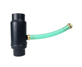 80mm Black Coated Galvanised Steel Rainwater Diverter