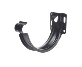 115mm Half Round Black Coated Galvanised Steel  'Short-back' Fascia Bracket