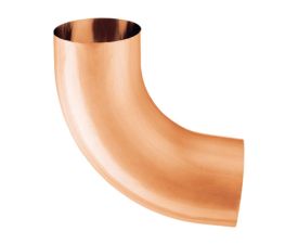 80mm Copper D/Pipe 90° Bend