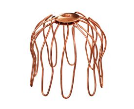 100mm Copper Leaf Guard