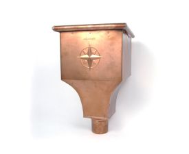 100mm Copper Ornate Hopper