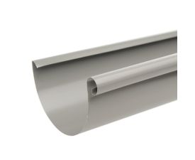 125mm Dusty Grey Steel Half Round Gutter 3m