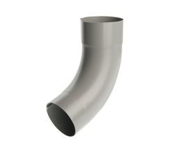 80mm Dusty Grey Steel Downpipe 70 Bend