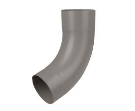 80mm Dusty Grey Steel D/Pipe 90 Bend